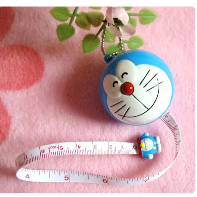 Cute artoon KT Telescopic soft ruler Kawaii Measurement Portable Mini Soft Tape Measure 100cm for Cute Girl 4