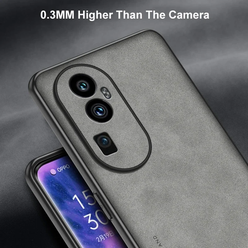 Luxury PU Leather Case For OPPO Reno 10 Pro Plus Back Cover