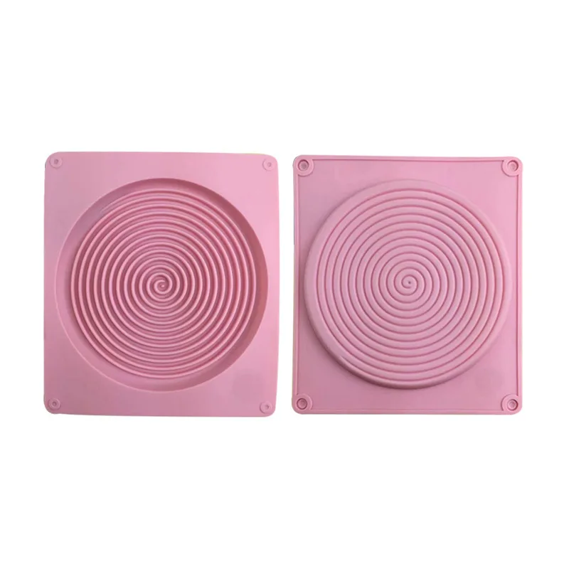 Ice Mosquito Repellent Incense Shaped Mousse Cake Decorative Mold Spiral Dessert Ice Silicone Mold Threaded Silicone