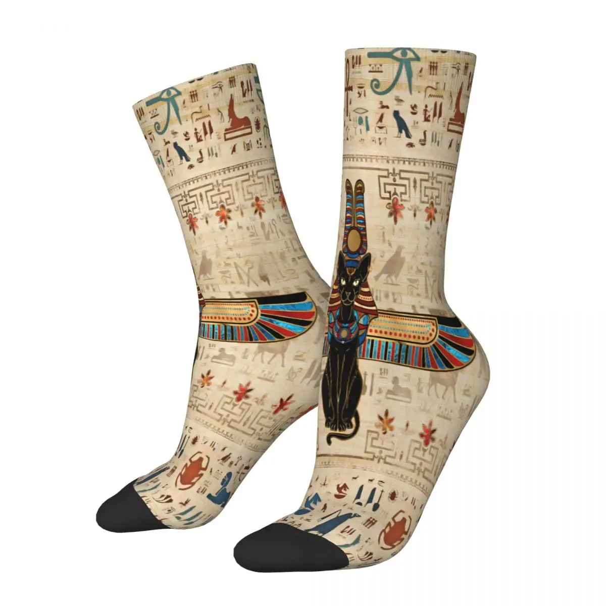 

Egyptian Cats Socks Male Mens Women Autumn Stockings Polyester