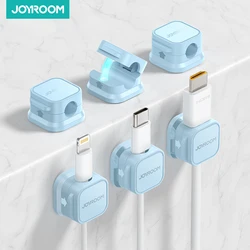 Joyroom Magnetic Colorful Cable Clip Cable Adjustable Cord Holder Under Desk Cable Management Wire Keeper Cable Organizer Holder