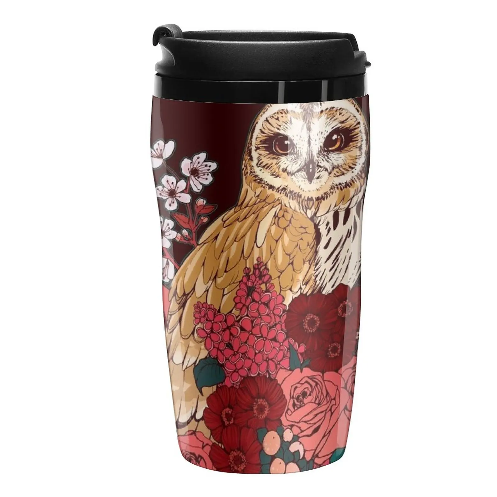 

New Owl Floral Eclipse Travel Coffee Mug Cup Coffee Set Coffee Cup To Go Luxury Coffee Cups