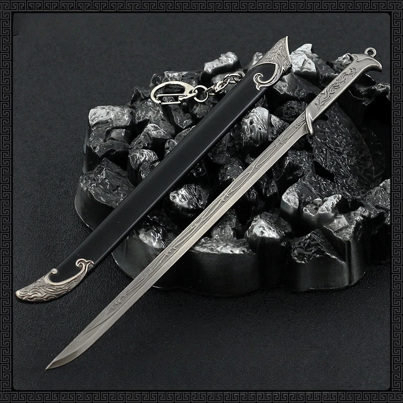 22cm Thranduil Sword Sindar Elves Movie Peripherals Metal Material Katana Medieval Samurai Sword Weapon Model Crafts Gifts Toys 4