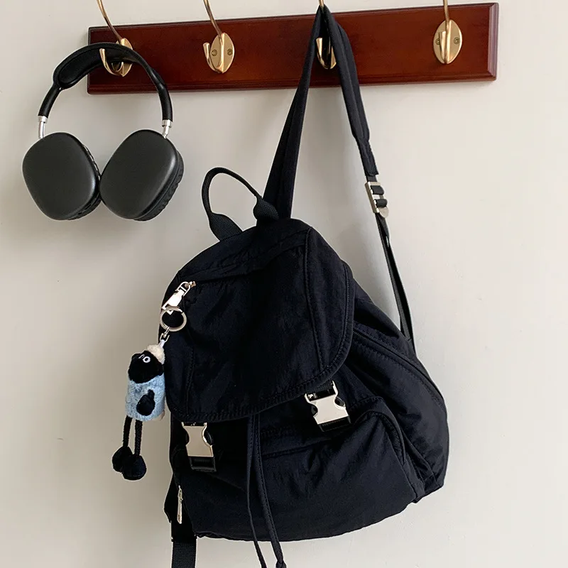 Fashion Nylon Backpack For Women Girls School Bags 2024 Boutique Spanish Travel Bagpacks Female Bolso Hombro Mujer Mochilas 6