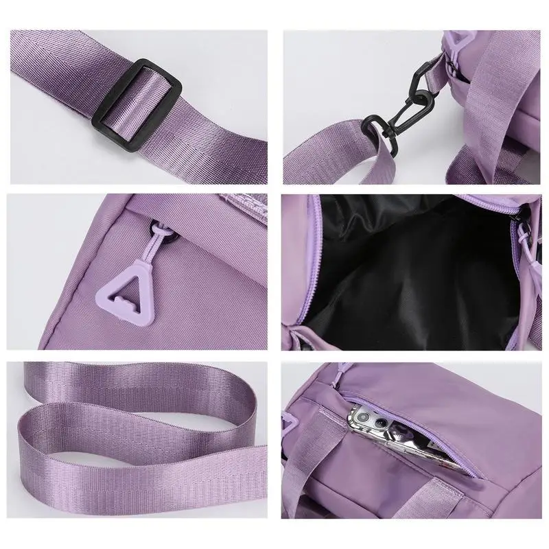 Small Gym Bags Multipurpose Zippered Fitness Bags Outdoor Tote Bag