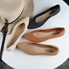 2023 women Fashion Slip on Mesh Loafers Ballet Casual Flat Women Soft Bottom Moccasin Pointed Toe Boat Shoes Chaussure 1