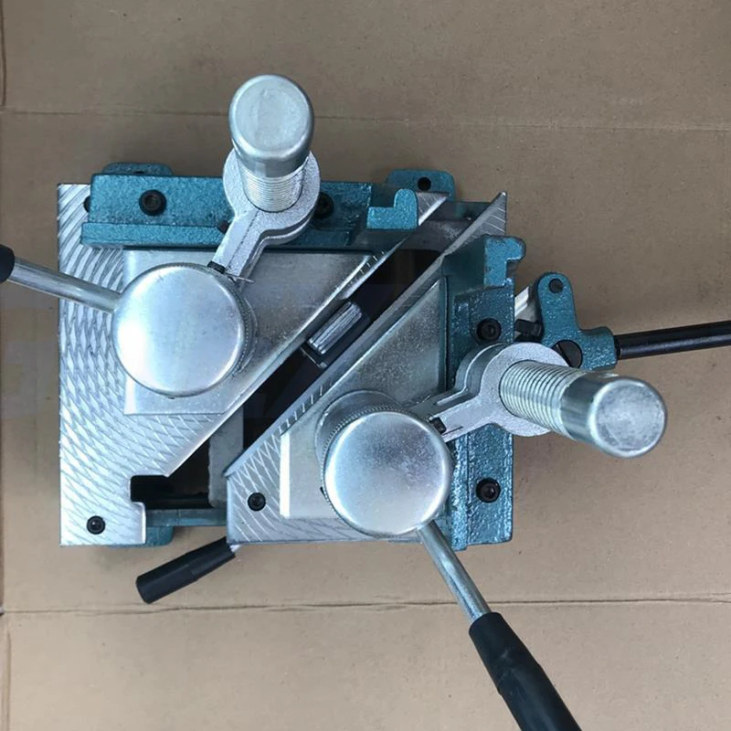 Welding machine Plastic steel door and window welding machine small manual plate cloth frame butt shop site