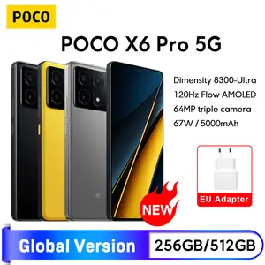 Xiaomi Poco X6 PRO 5G 256GB ROM / 8GB RAM Versão Global  Smartphone 5G ,  ROM Global , Câmera 64MP , Carregador 67W - AliExpress