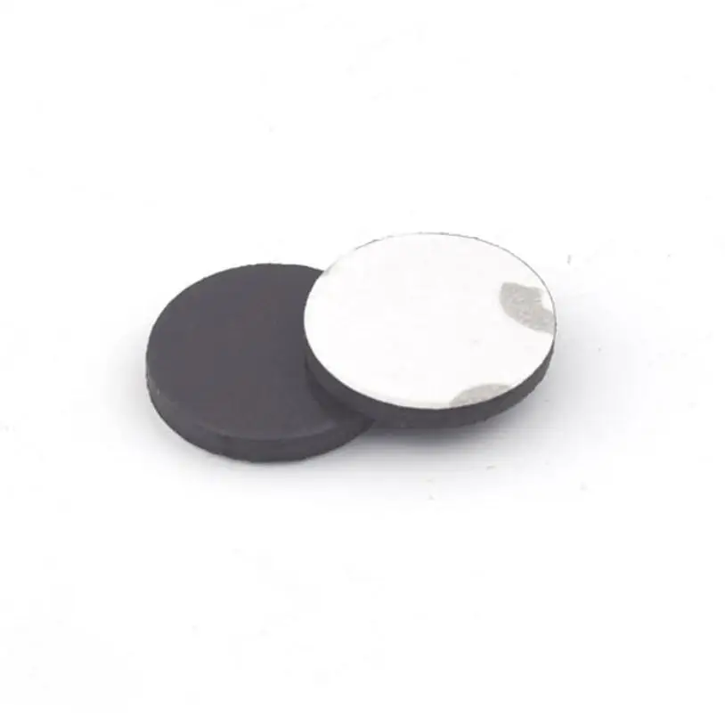 100pcs/lot Self Adhesive Magnetic Dia 10-30mm Round Rubber Flexible Small Sticky  Magnets Disc for Crafts Hobby and Fridge imane - AliExpress