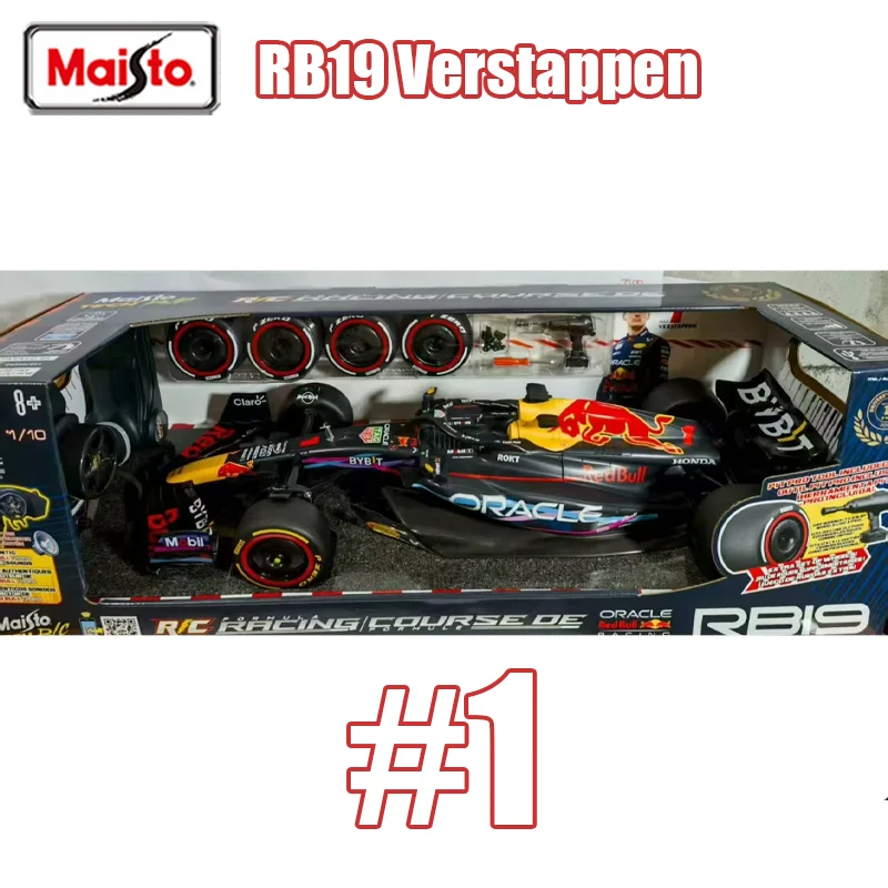 재고 있음 마이스토 F1 1:10 RC 레드불 RB19 베스타펜 마이애미 라스베가스 페라리 SF-23 르클레르크 맥라렌 MCL38 시뮬레이션 모델 장난감 선물