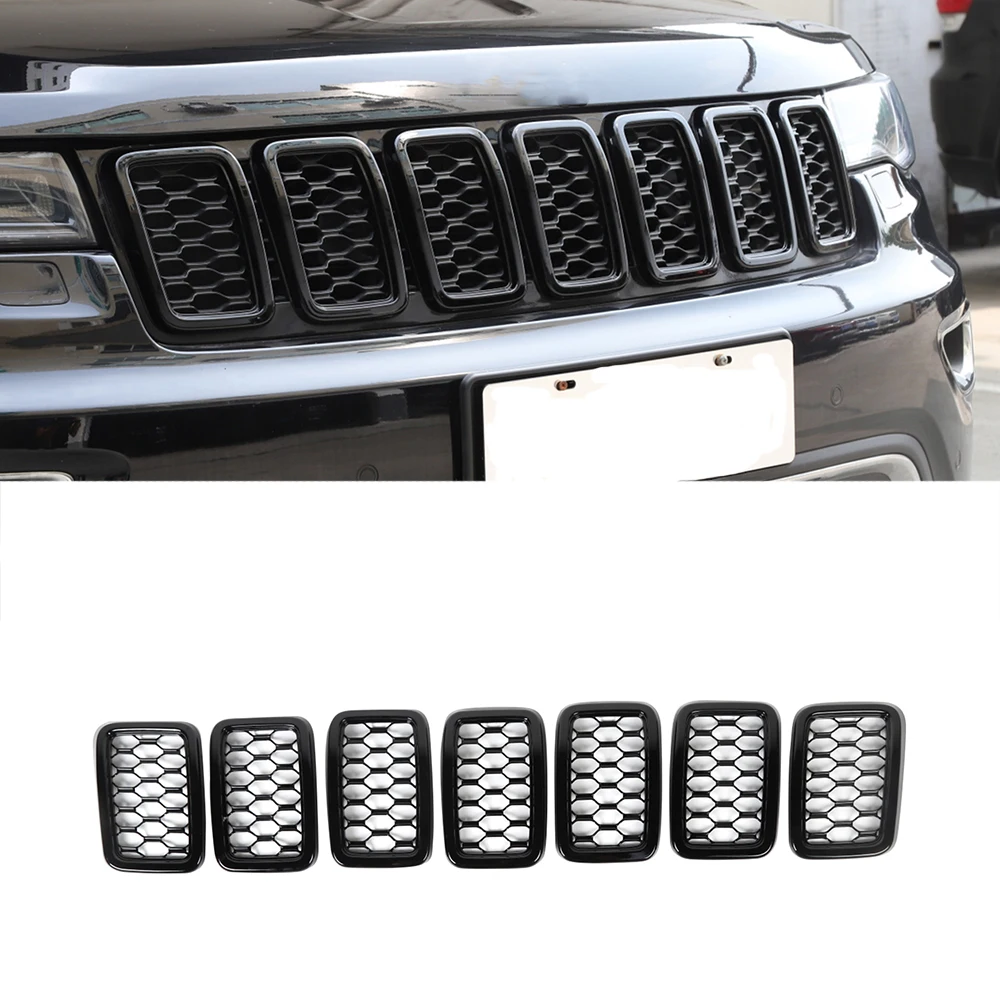 Car Front Grill Mesh Inserts For 2017 2018 2019 2020 2021 Jeep Grand