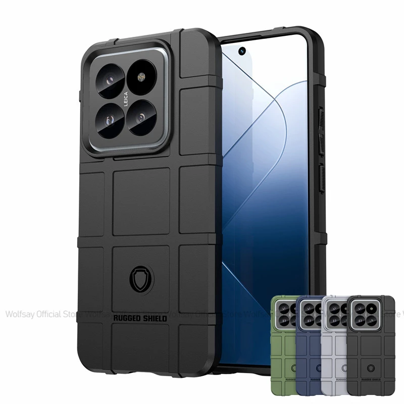 Per Xiaomi 14 Pro Case Xiaomi 12 13 14 Pro 5G Cover Antiurto Armor Custodia Protettiva Antiscivolo In Gomma Per Xiaomi 14 Pro