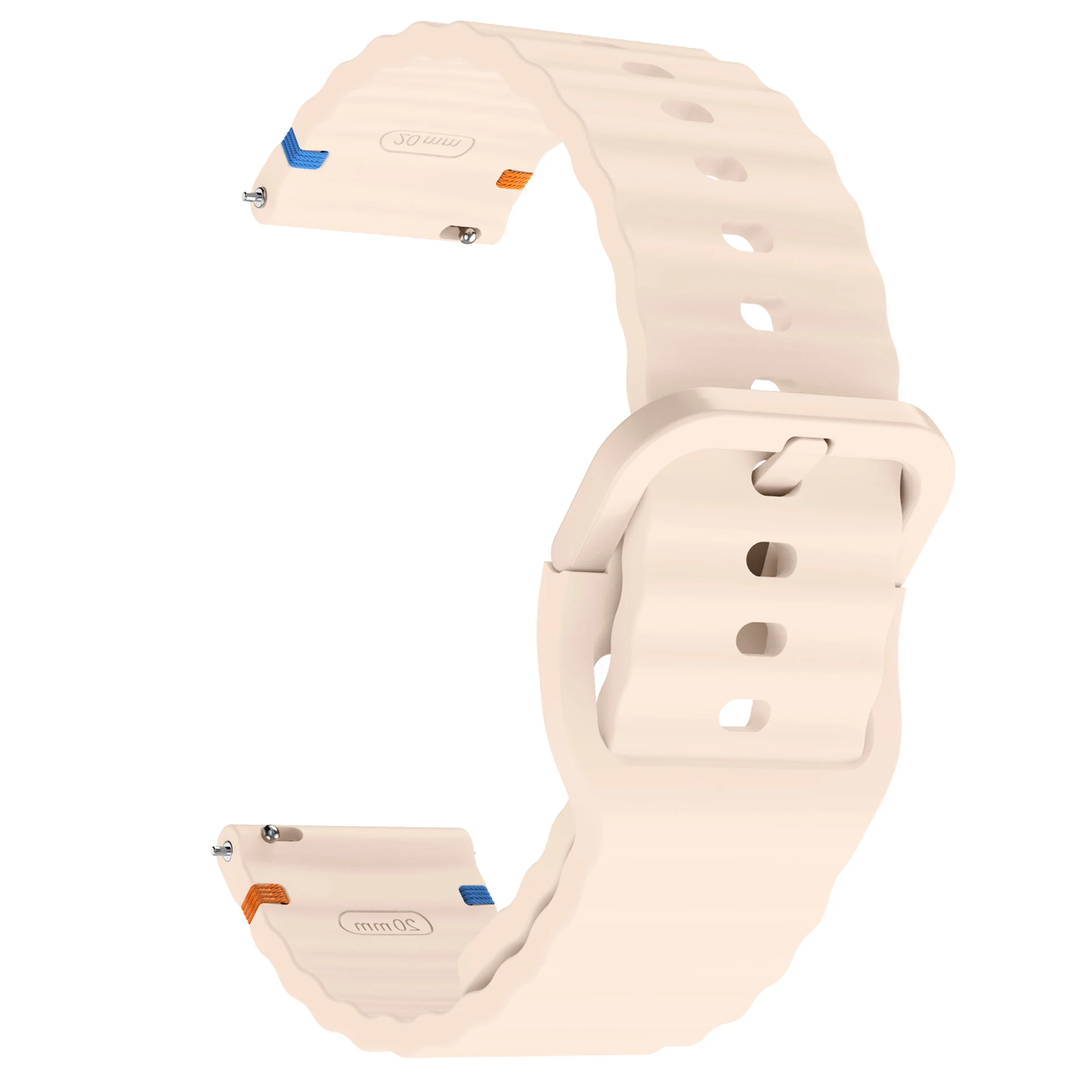 Silicone Sports Watch Strap - 20/22mm, Universal Fit