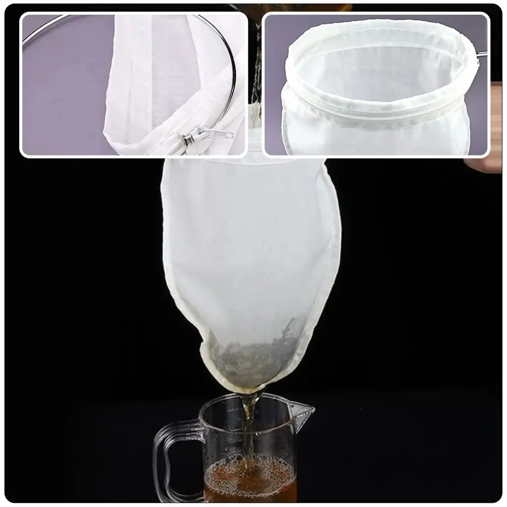 Reusable Multi-function Filter Bag Fine Mesh Cotton Fine Filtration Coffee Milk Tea Filter Bag Coffee Machine Drip Filter Bags