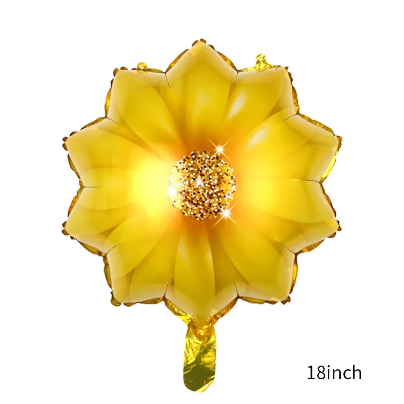 

Sunflower Rose Helium Foil Balloons, Party Decoration, Mother's Gender Reveal, Valentine's Day, Wedding, Birthday Decorations