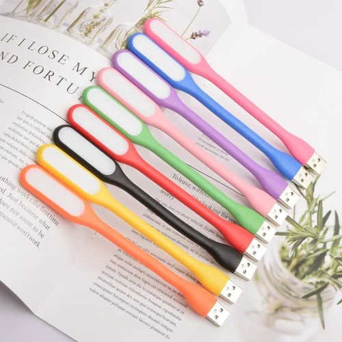 미니 USB 팬 유연한 구부릴 수 있는 냉각 휴대용 팬 및 USB LED 라이트 램프, 파워 뱅크, 노트북, 컴퓨터, 여름 가제트 2