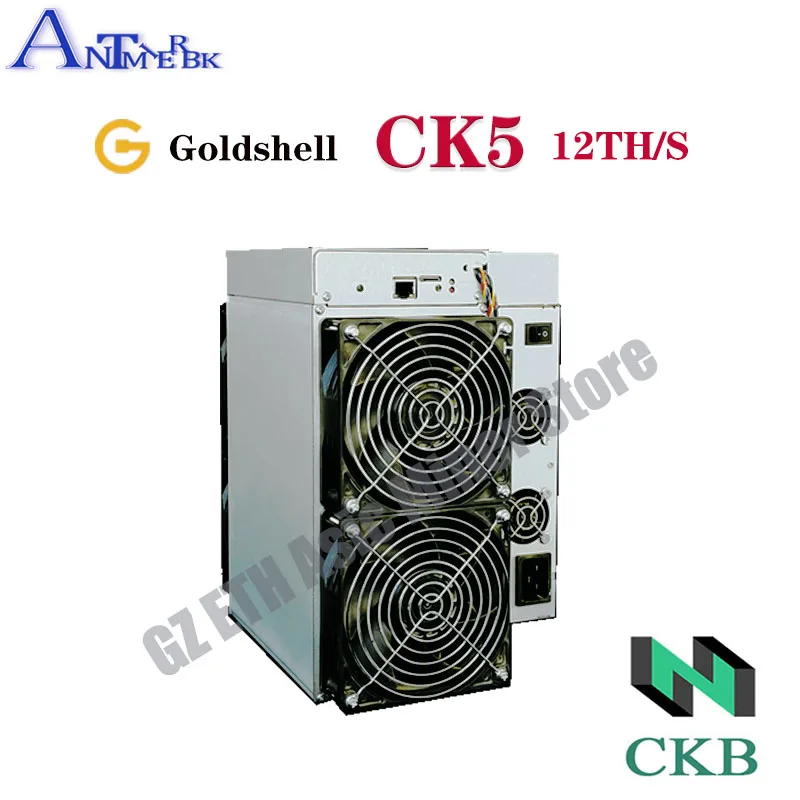 

Б/у машина для розничного чтения Goldshell CK5 12TH/s Nervos (CKB), Майнер с блоком питания, более экономичный, чем CK6 KD6 KD-BOX Mini-doge