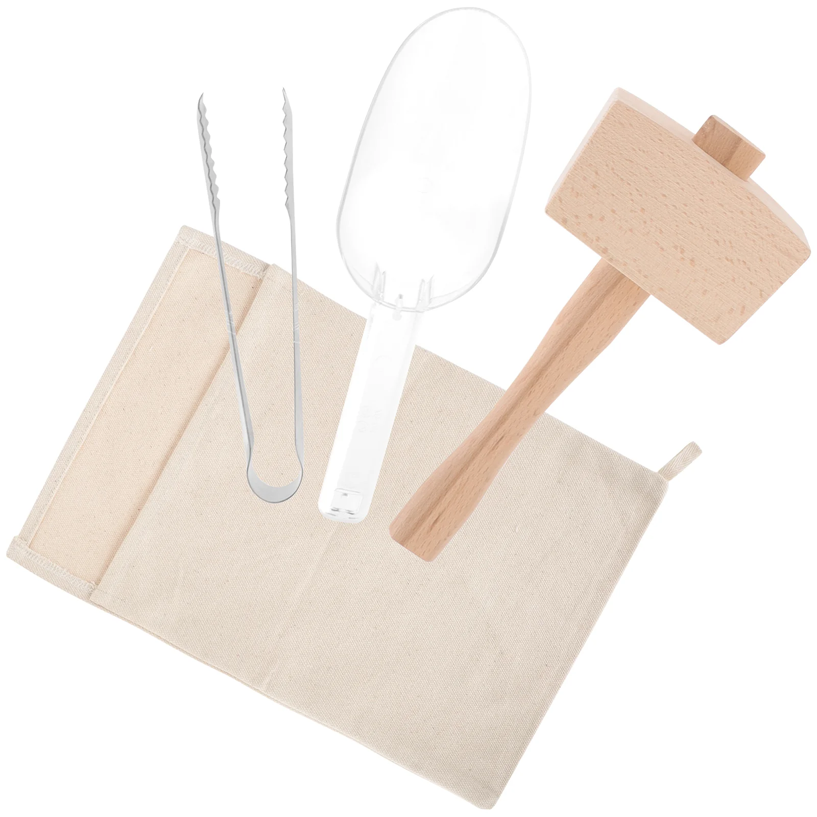 

Professional Portable Household Crushed Ice Bag Ice Hammer Ice Crushing Bag Ice Scoop And Clip Ice Bag And Ice Mallet