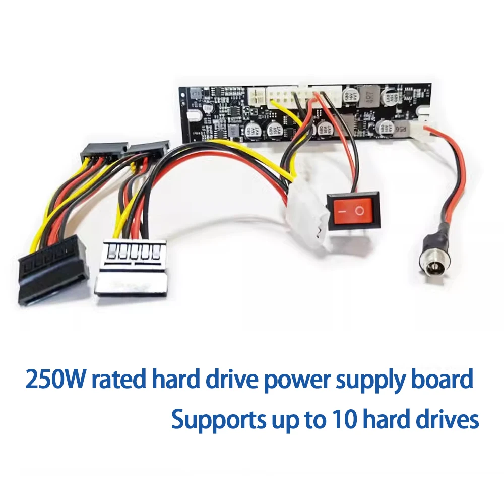 

Multi-drive power supply module with control buttons Hard drive power module DC input 3.5 HDD HDDSSD power supply