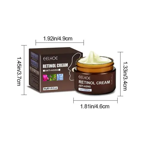 Retinol Face Cream Vitamin C Anti-Aging Remove Wrinkle Firming Lifting Whitening Brightening Moisturizing Skin Care