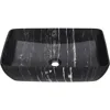 23 "x15.4" container sink rectangle - marble bathroom sink above countertop, ceramic washbasin, artistic basin 1