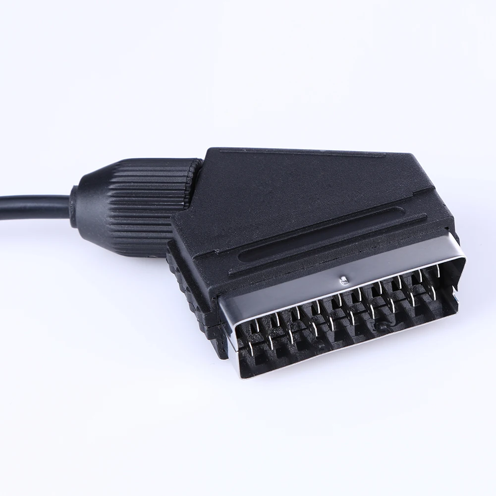 1.8m RGB SCART 케이블 TV AV 연결 게임 코드 와이어 게임 콘솔 케이블 (PS1, PS2, PS3 라인 콘솔용)