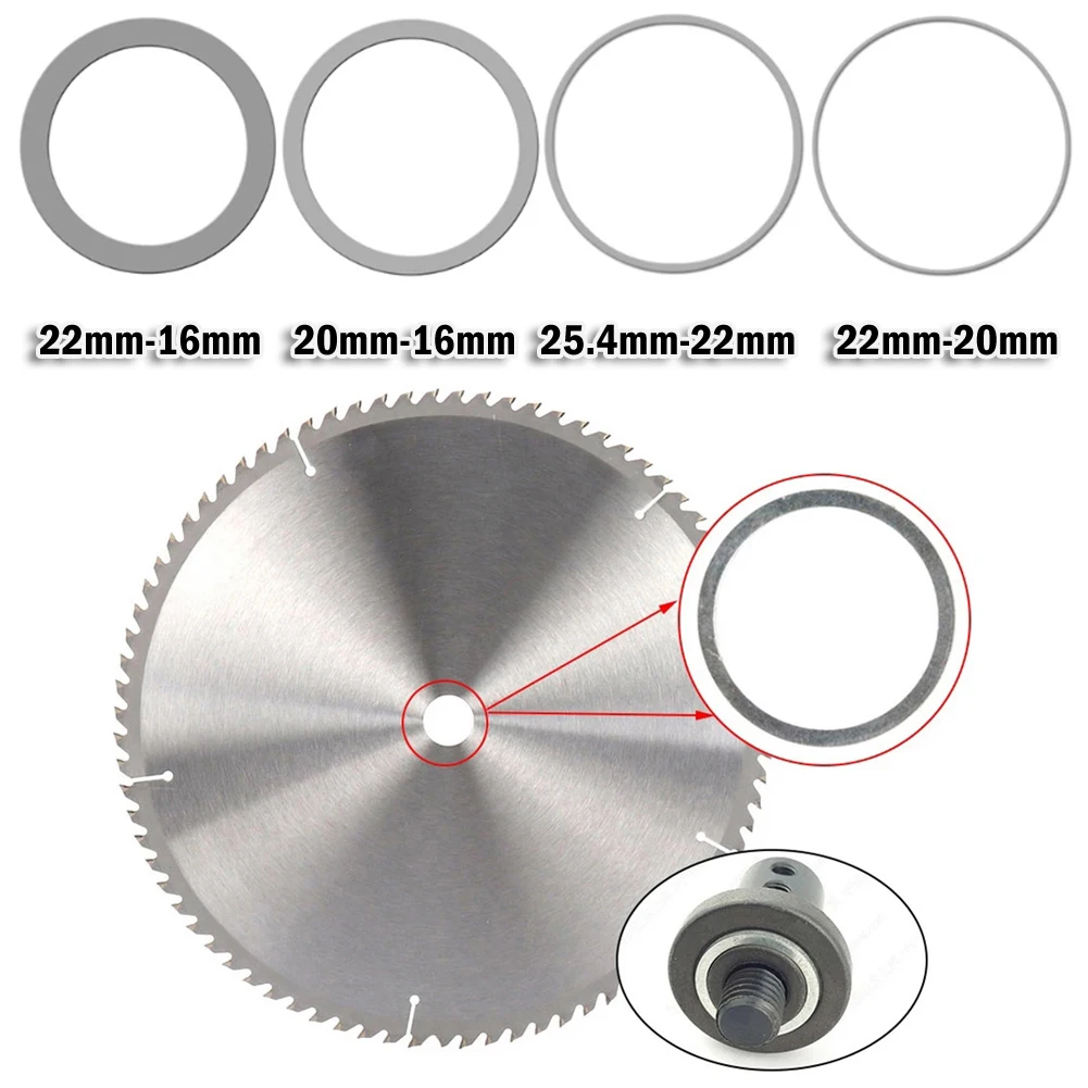 

Circular Saw Ring Metal Reduction Ring Replacement Silver 4Pcs Conversion Ring High Quality For Circular Saw Blade Brand New