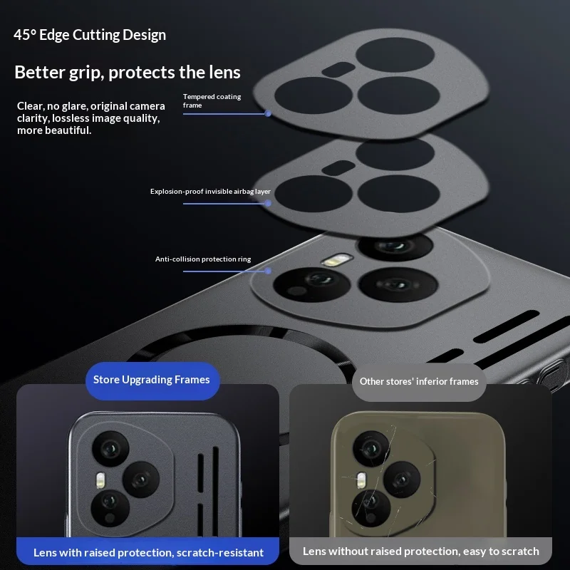 Breathable Magnetic Cooling Luxury Phone Case with Heat Dissipation