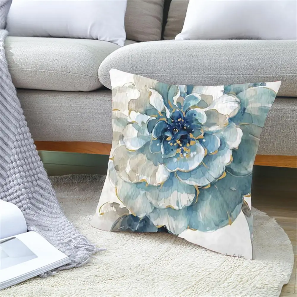 Juste de coussin anti-rayures en velours coloré, multi-styles, facile à entretenir, pour chambre à coucher, canapé, bureau, taille arrière