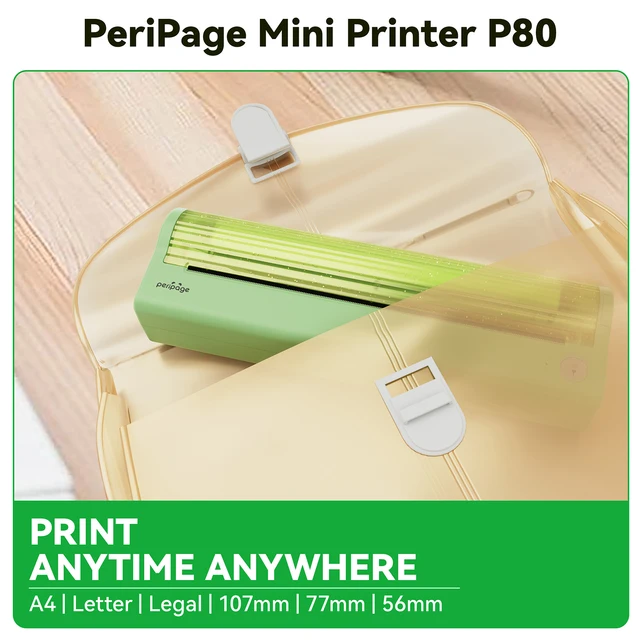 Stampante Termica Portatile Bisofice P80 A4 - Bluetooth, Senza Arricciature, Per Android/iOS/PC - Foto 9