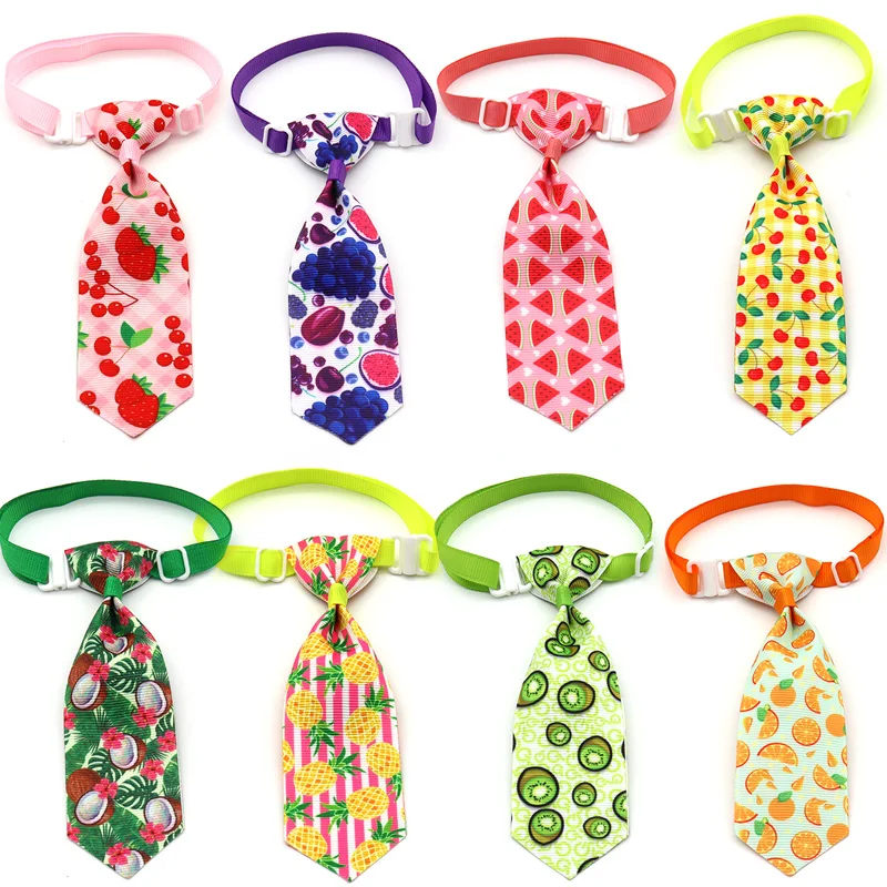 

30/50 шт. аксессуары для собак для маленьких собак Галстуки Галстук-бабочка Летних Фруктов, милые животные, собака, галстук-бабочка аксессуары для ухода за домашними животными
