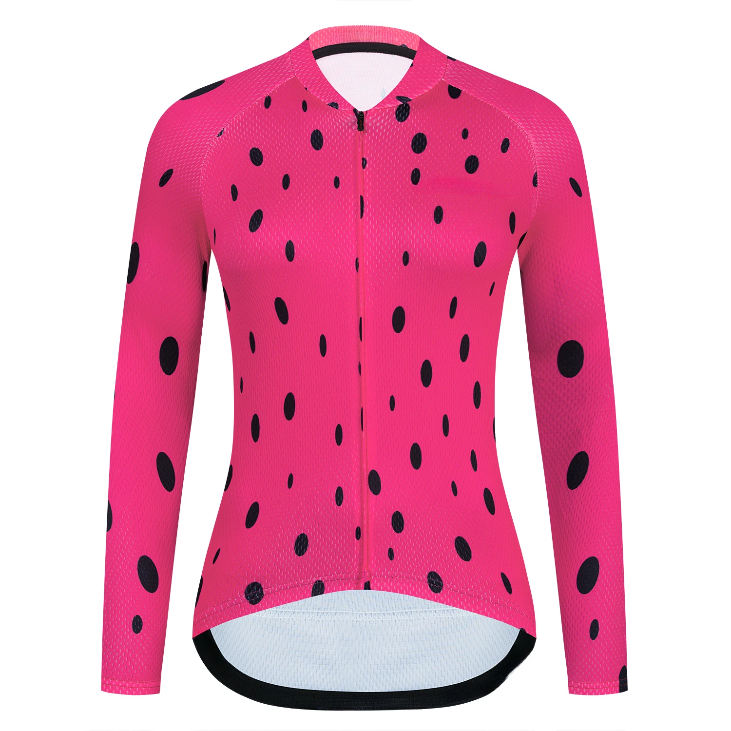 Cycling Jersey Women Bike Shirts Top Breathable Quick Dry Pink Summer Long Sleeve Sport Cycle Bicycle Clothing Cycling Shirt