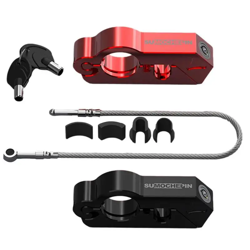 

Motorcycle Locks Anti-theft Electric Vehicle Dirt Bikes Alloy Handlebar Lock Moto Wheel Disk Padlock Brake Lock For Street Bikes