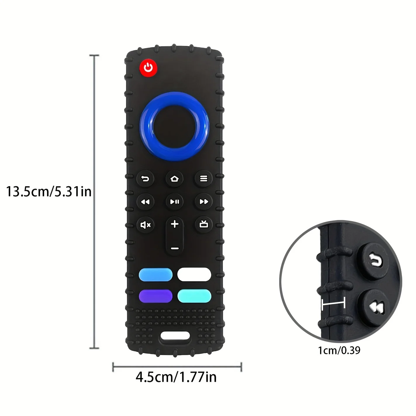 1Pc Chew Dog Teething Toy Silicone Remote Control for Puppies-Multi-Color Options Available,Silicone Material,Pet Teething Stick 2