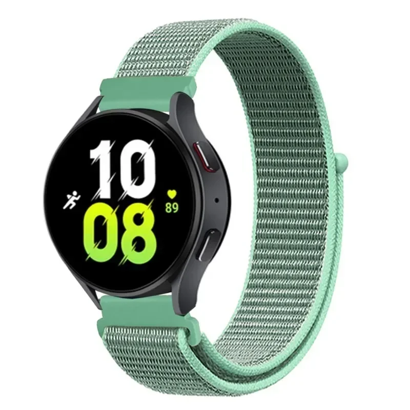 Durable Nylon Loop Sport Bracelet for Smartwatches - Adjustable 22mm/20mm Strap