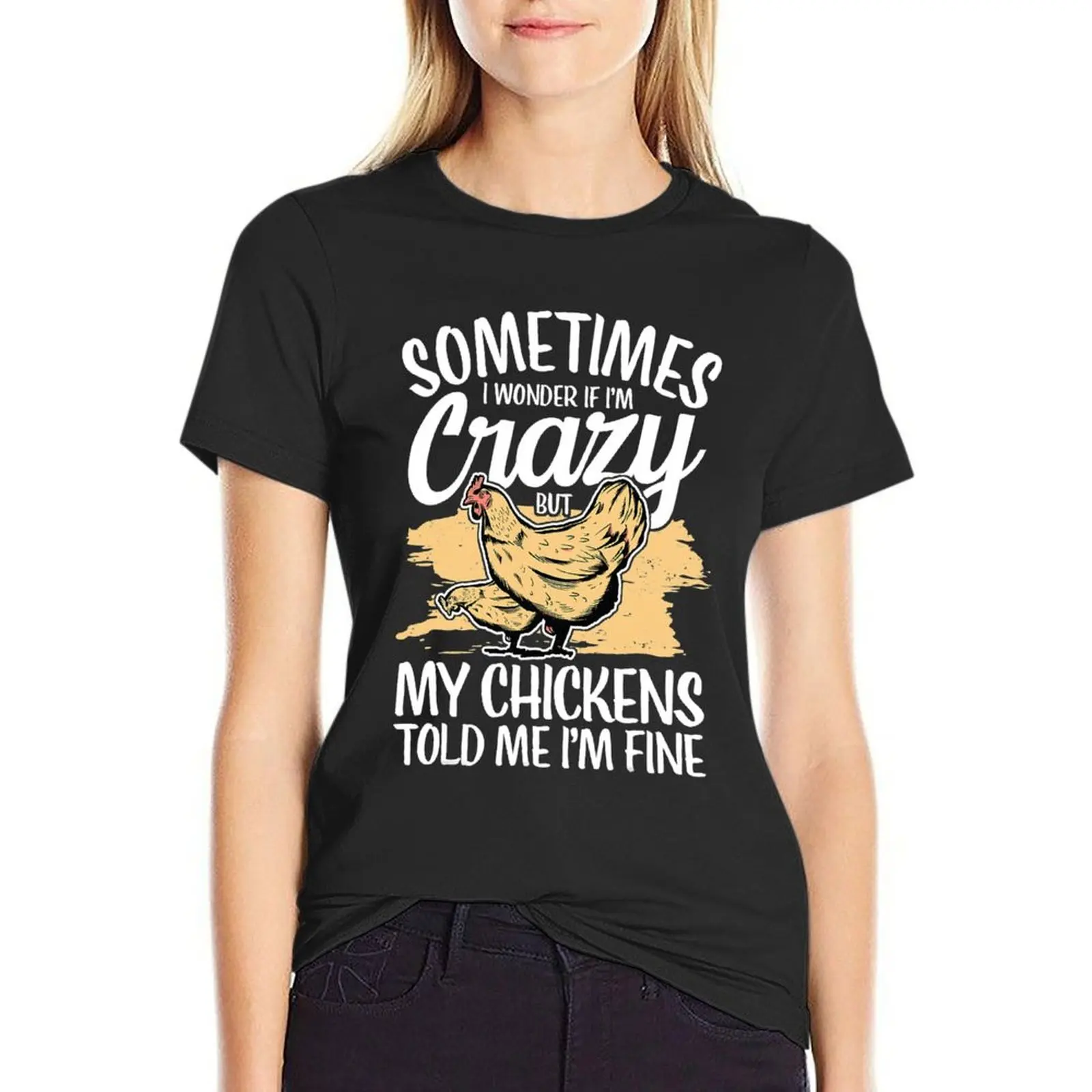 

Chicken Farmer Crazy Chicken Lady - Chickens T-shirt hippie clothes aesthetic clothes clothes for woman