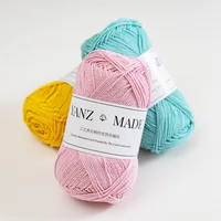 100g 200Meters Hollow Cotton Yarn Cotton Linen Thread 1mm Hand Woven DIY Hook Woven Bag Hat Storage Material Yarn Knitting 1