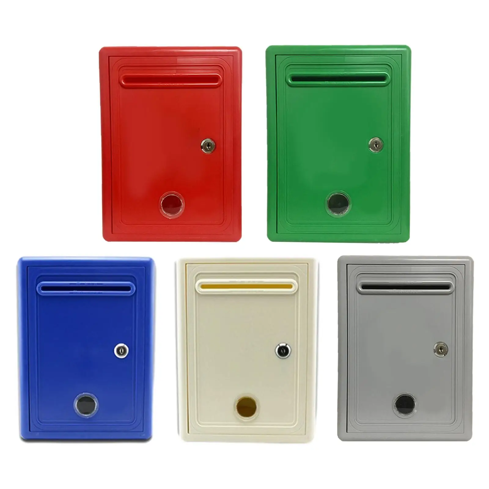 Suggestion Box, Comment Box, Complaint Box with Key Lock, Waterproof Ticket Box,