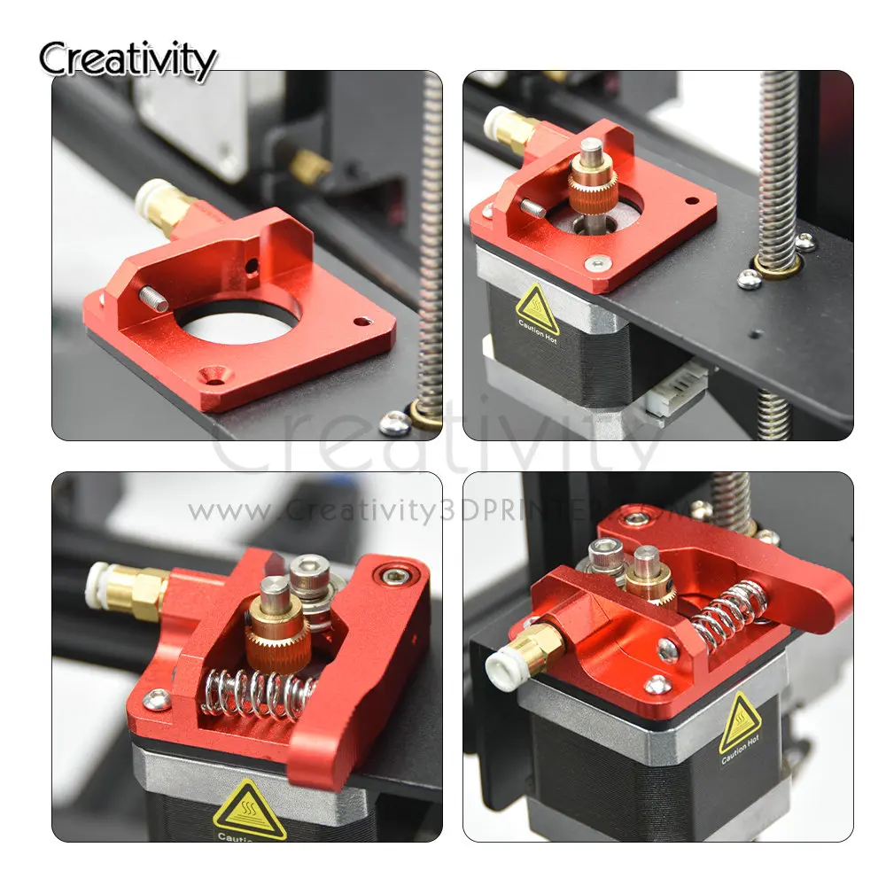 

Творчество MK8 экструдер обновления Алюминий сплав блок экструдер Bowden в CR10 1,75 мм нить штранг-прессования для MK8 CR-10 Ender-3