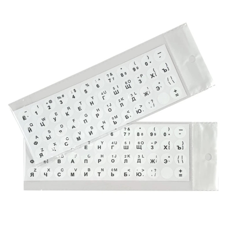 

Upgraded Russian Keyboard Stickers Keyboard Letter Replacement Sticker Keyboard Sticker for Computer Laptop Notebook Dropship