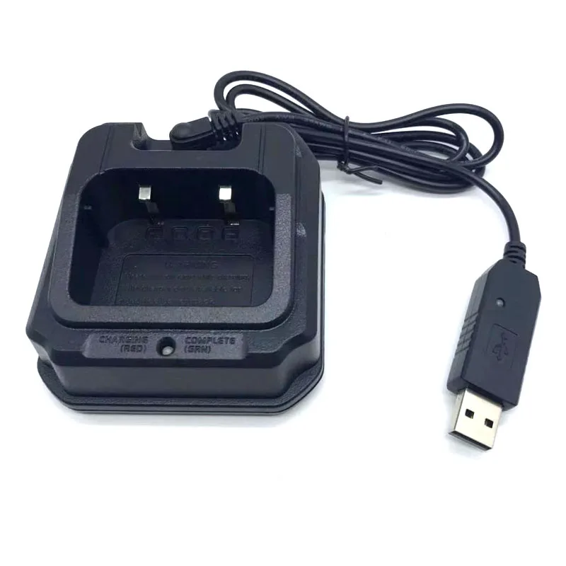 Original Baofeng UV-9R Plus Pro Walkie Talkie USB Adapter Desktop Li-ion Battery Charger BF-9700 UV9R Two Way Radio Accessories