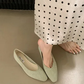 حذاء نسائي مسطّح بمقدمة مدببة سهل الارتداء للإطلالات اليومية — صورة 6