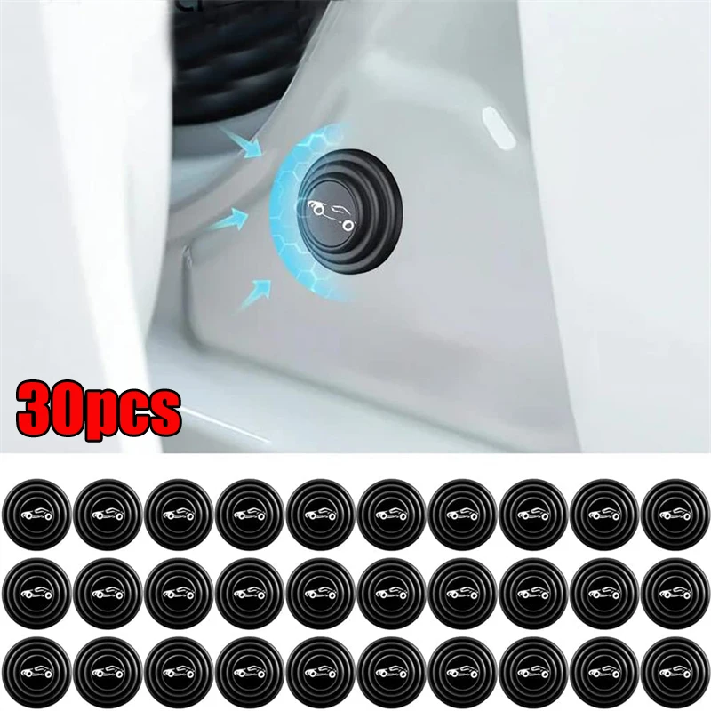 CarDoorShockAbsorberRubberPadsAntiShockSiliconePadsCarDoor