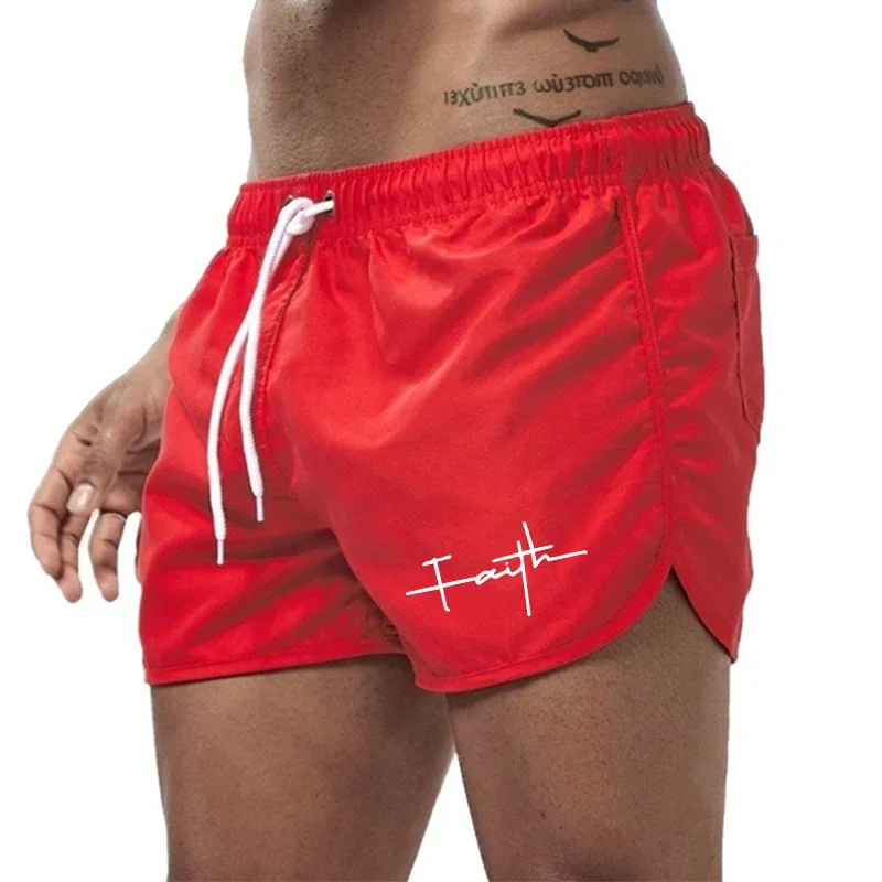 Swim Shorts Mens Beach Shorts Summer Hot Sales Men Loose Comfortable Style Daily Bathing Suit Man Ventilate Gym Clothing Seaside 6