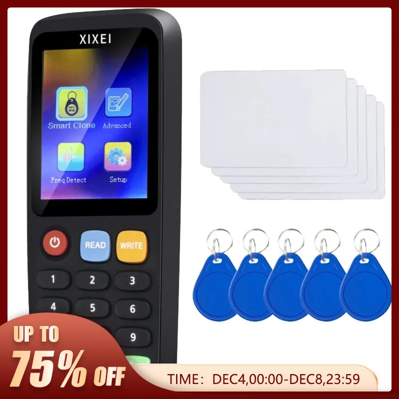 New-X7-RFID-Smart-Chip-Card-Reader-Writer-Access-Card-Copier-125KHz-13 ...