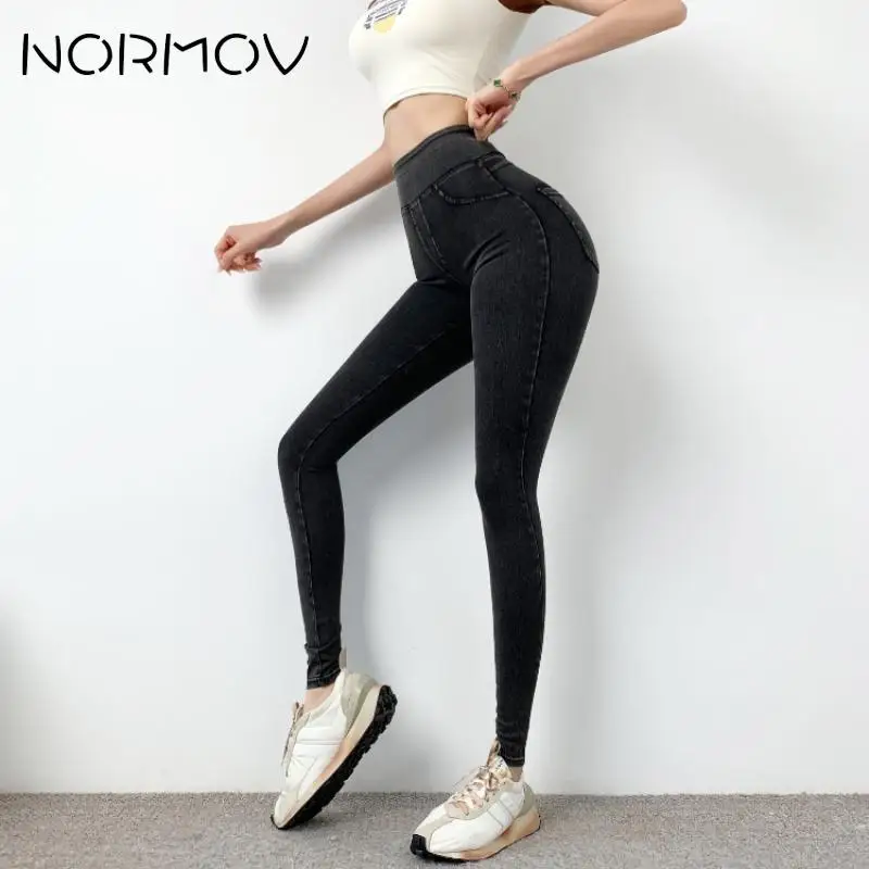 NORMOV Raises Butt Yoga Pants Women High Waist Fitness Pants Women