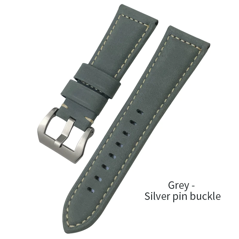 24 Mm Leder Uhrenarmband Armband Passend Für Panerai 44 Mm Marina