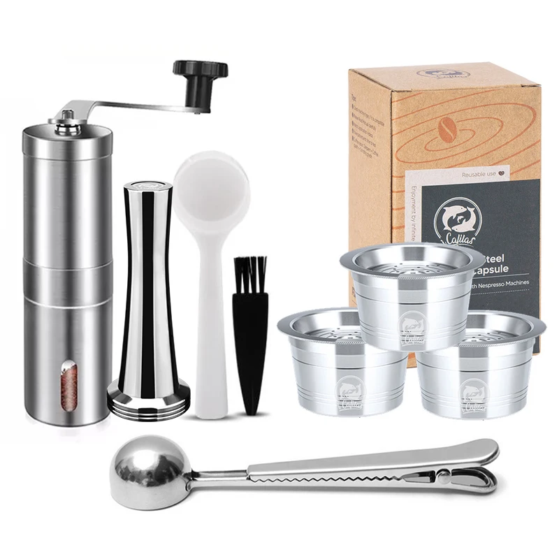 Capsule Di Caffè Espresso Riutilizzabili In Acciaio Inossidabile Per Tre Cuori Cafimo K Fee Caffitaly Tchibo Accessori Per Caffettiera