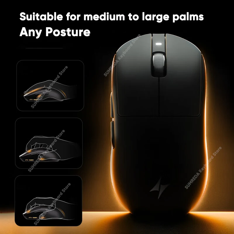 ATK A9 Ultra Dragonfly A9Plus A9Pro Wireless Gaming Mouse NearLink PAW3950 8K HZ 750IPS 42000DPI Lightweight E-sports Mouse