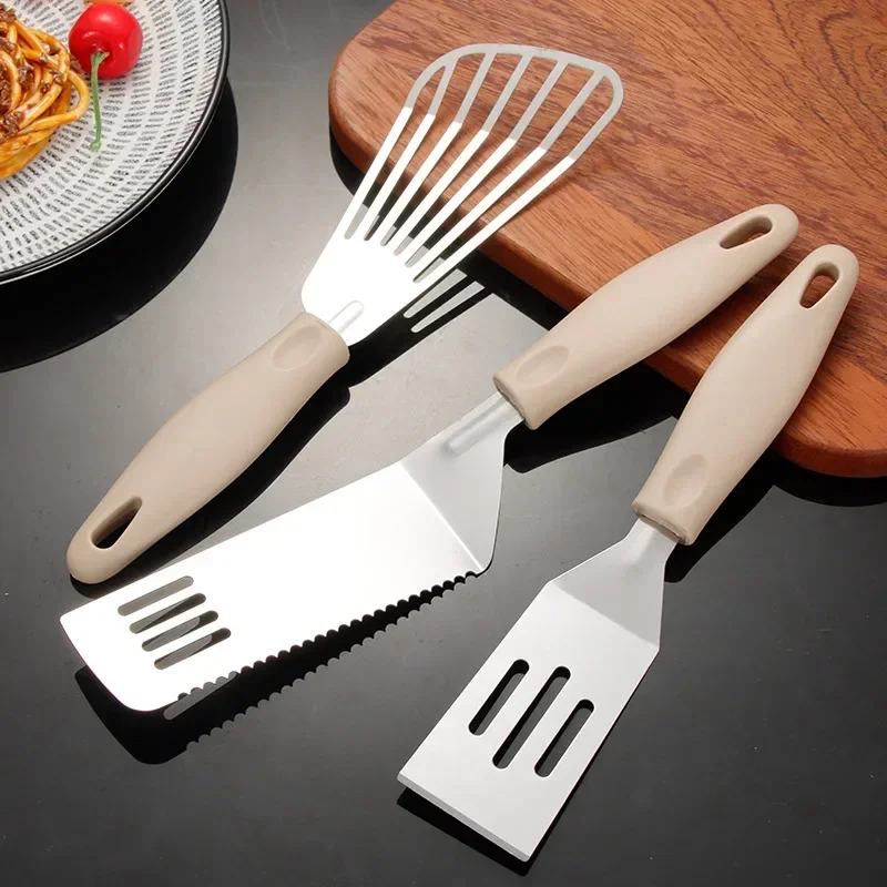 Multi-Size Stainless Steel Fish Spatula Steak Spatula Omelette Small Japanese Cooking Spatulas Kitchen Tools Gadgets pancake spatula